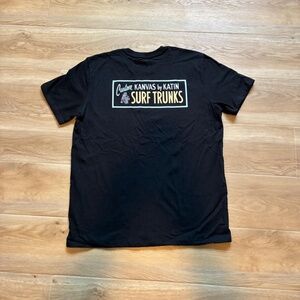 Vintage Kanvas by Katin Black Custom Surf Trunks Graphic T‑Shirt Men’s Medium